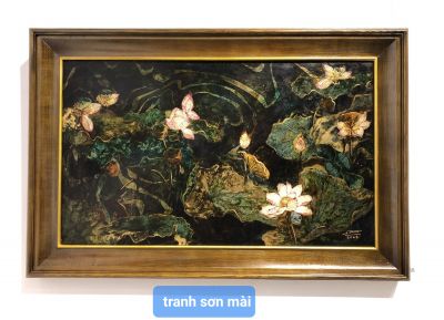 sen hạ (60x100cm)_họa sĩ Cao Minh Dũng